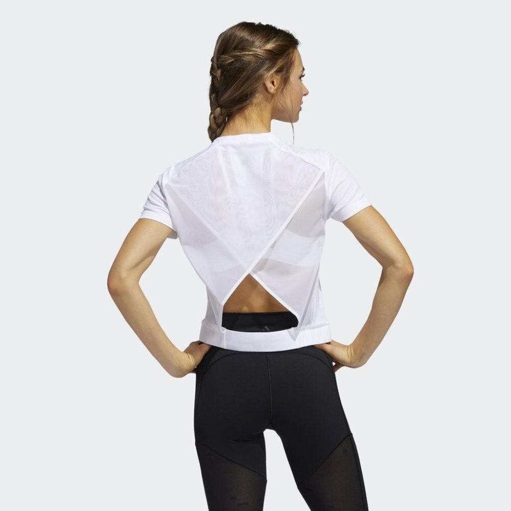 Adidas FL2215 Cross-Back Mesh Top ( L )